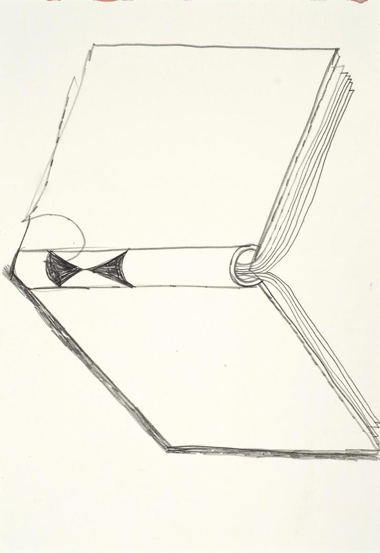 Buch, 2012, Graphit auf Papier / Graphit on paper, 29,7x21 cm