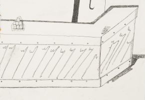 Bar, 2014, Graphit und Tusche auf Papier / Graphit and ink on paper, 29,7x21 cm